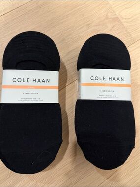 Cole Haan 18 Pairs Women’s Liner Socks New With Tag Black